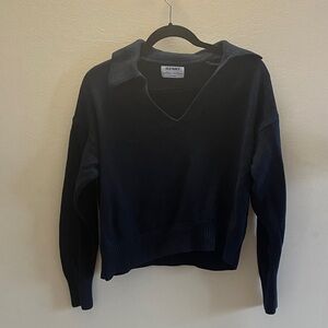 Old Navy Women's Navy V-Neck Sweater